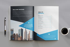 Company Brochure Layout Template