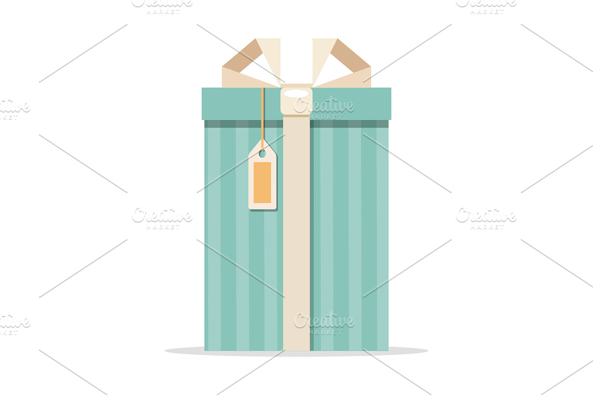 Christmas gift box, an Object Illustration by Elen_Art (Photo 1 of 3)
