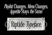 LL Riptide Retro Serif Font, a Serif Font by Lives And Levels (Thumbnail 7 of 13)