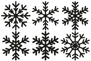 Snowflakes in a digital vectors, an Object Graphic by Billah Hub