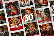 Holidays Skincare Instagram Template, a Social Media Template by DesignsbyMariaStudio (Thumbnail 3 of 10)