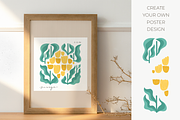 Abstract Flora. Poster Creator, a Decorative Illustration by Purrga (Thumbnail 6 of 10)