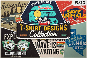 Vintage TShirt Designs Bundle Part 3