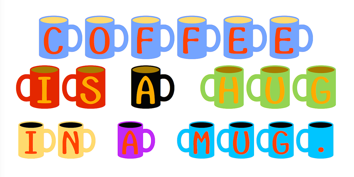 CoffeeMug, a Symbol Font by Ingrimayne Type (Photo 5 of 5)