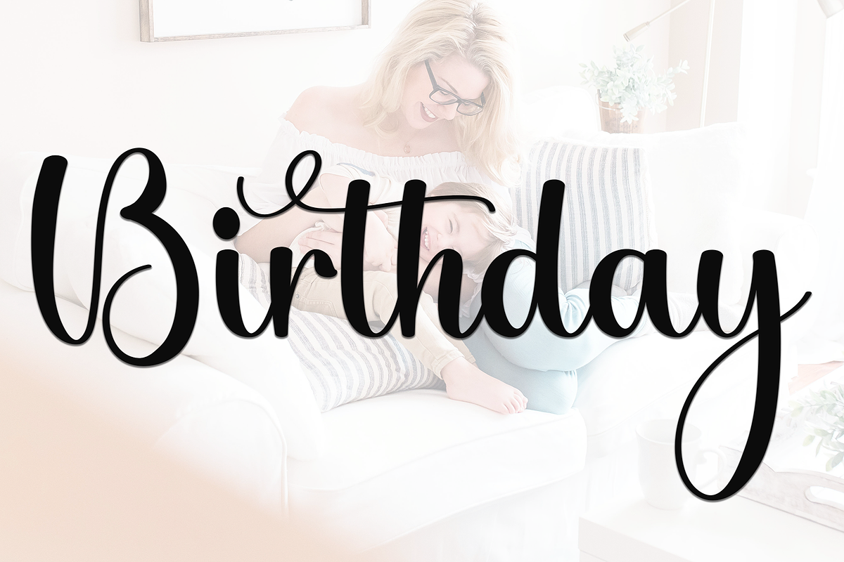 Birthday Mama, a Handwritten Font by FreshTypeINK (Photo 7 of 7)