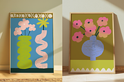 Flower Art Print Posters, a Seasonal Illustration by melistudio (Thumbnail 3 of 5)