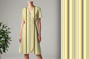 Butter Yellow and Grey Stripe, a Pattern Graphic by Sharon Schwalbe (Thumbnail 1 of 6)