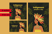 Indigenous Peoples Day, a Person Illustration by Idressart (Thumbnail 1 of 2)