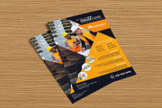 Construction Flyer Template, a Flyer Template by retrographix (Thumbnail 3 of 3)