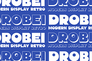 Drobei - Modern Display Retro, a Sans Serif Font by MaikoHatta (Thumbnail 3 of 10)
