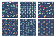 Retro disco groovy patterns, a Pattern Graphic by RevolutionizZed (Thumbnail 10 of 10)