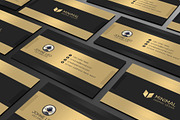 Gold & Black Business Card, a Business Card Template by Creative_Arts (Thumbnail 3 of 4)
