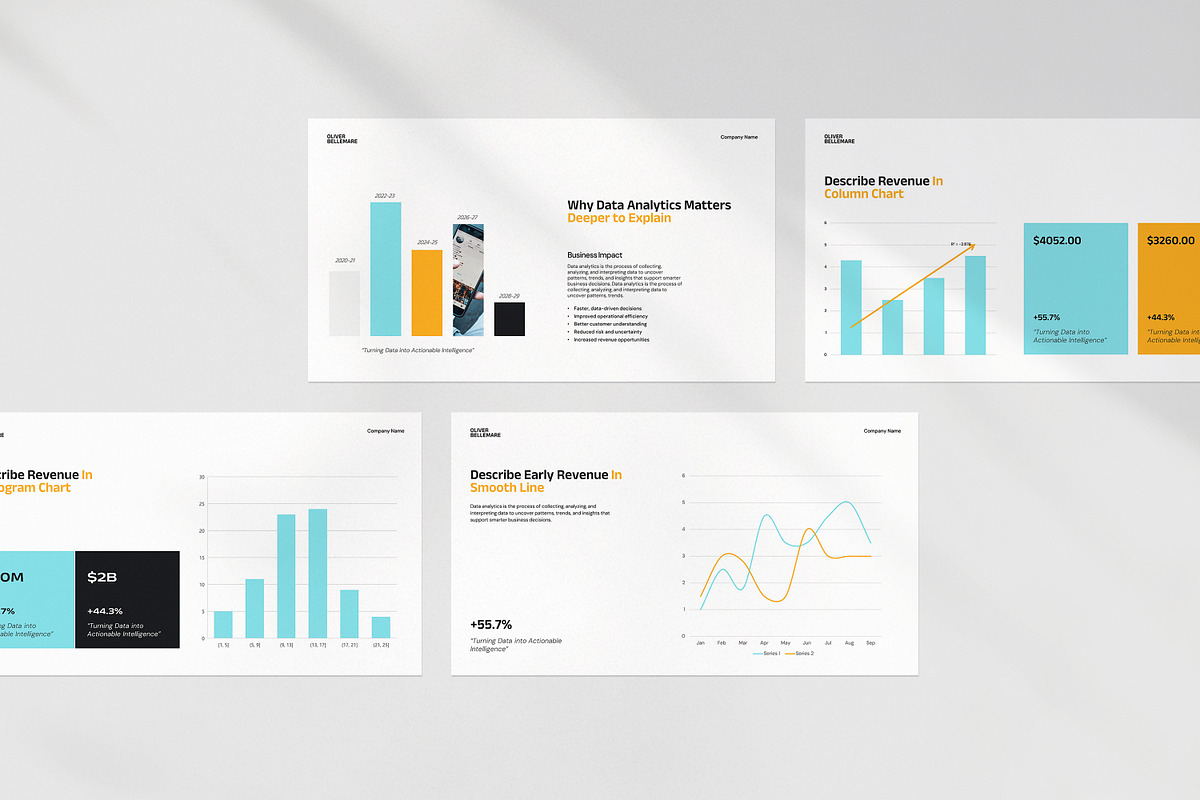 Data Analysis Presentation Template, a Presentation Template by evgenystudio (Photo 2 of 8)