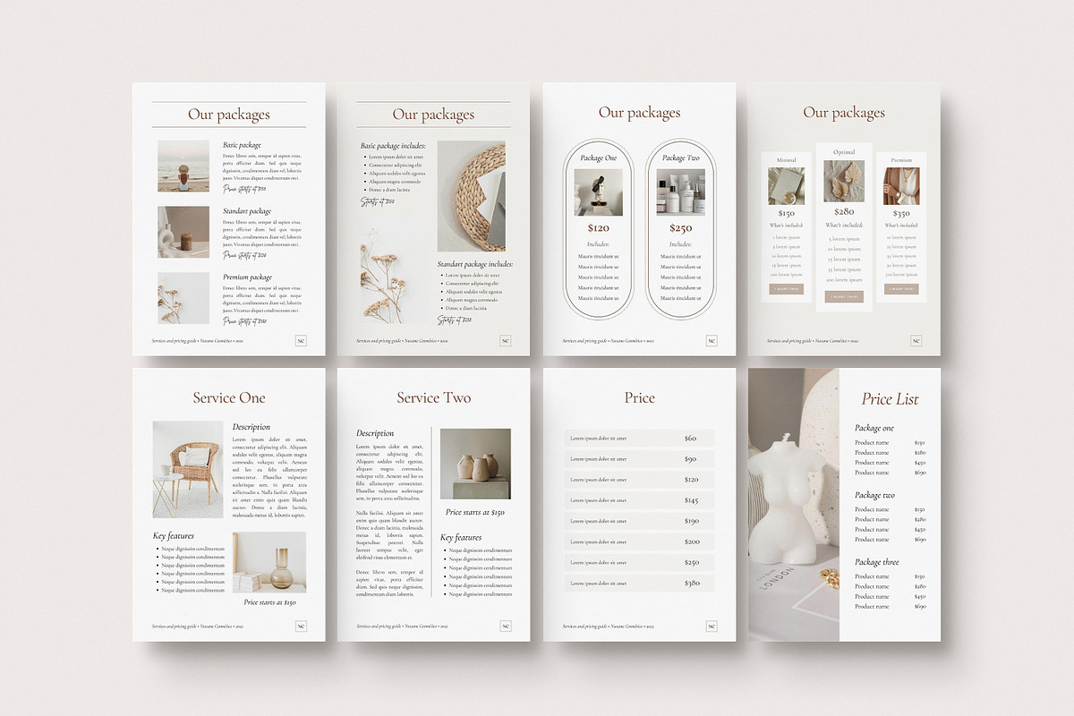 Services & Pricing Guide Template, a Magazine Template by LiliesandBerries (Photo 4 of 11)
