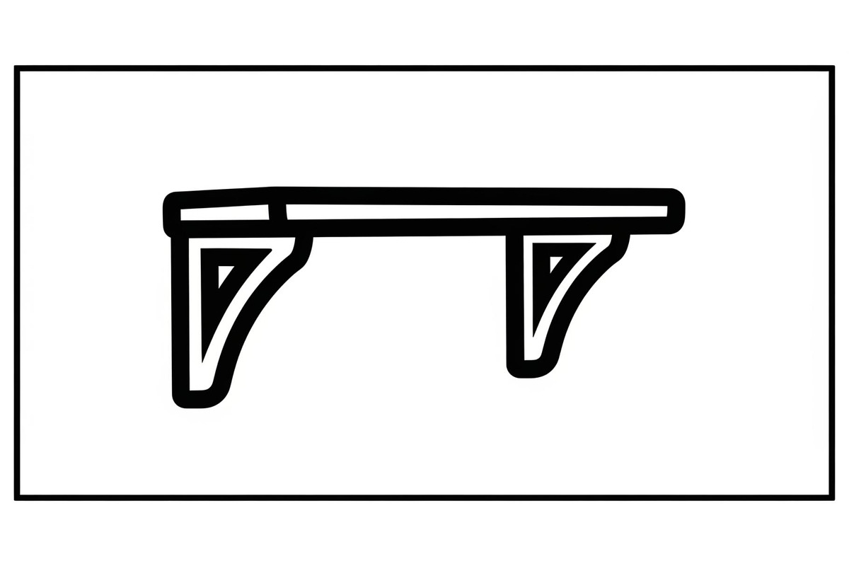 Wall Shelf Bracket Vector Bundle, an Illustration by Gaye Art (Photo 49 of 51)