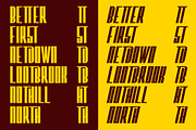 Nathouse Condensed Strong Font, a Sans Serif Font by Artiveko (Thumbnail 4 of 8)
