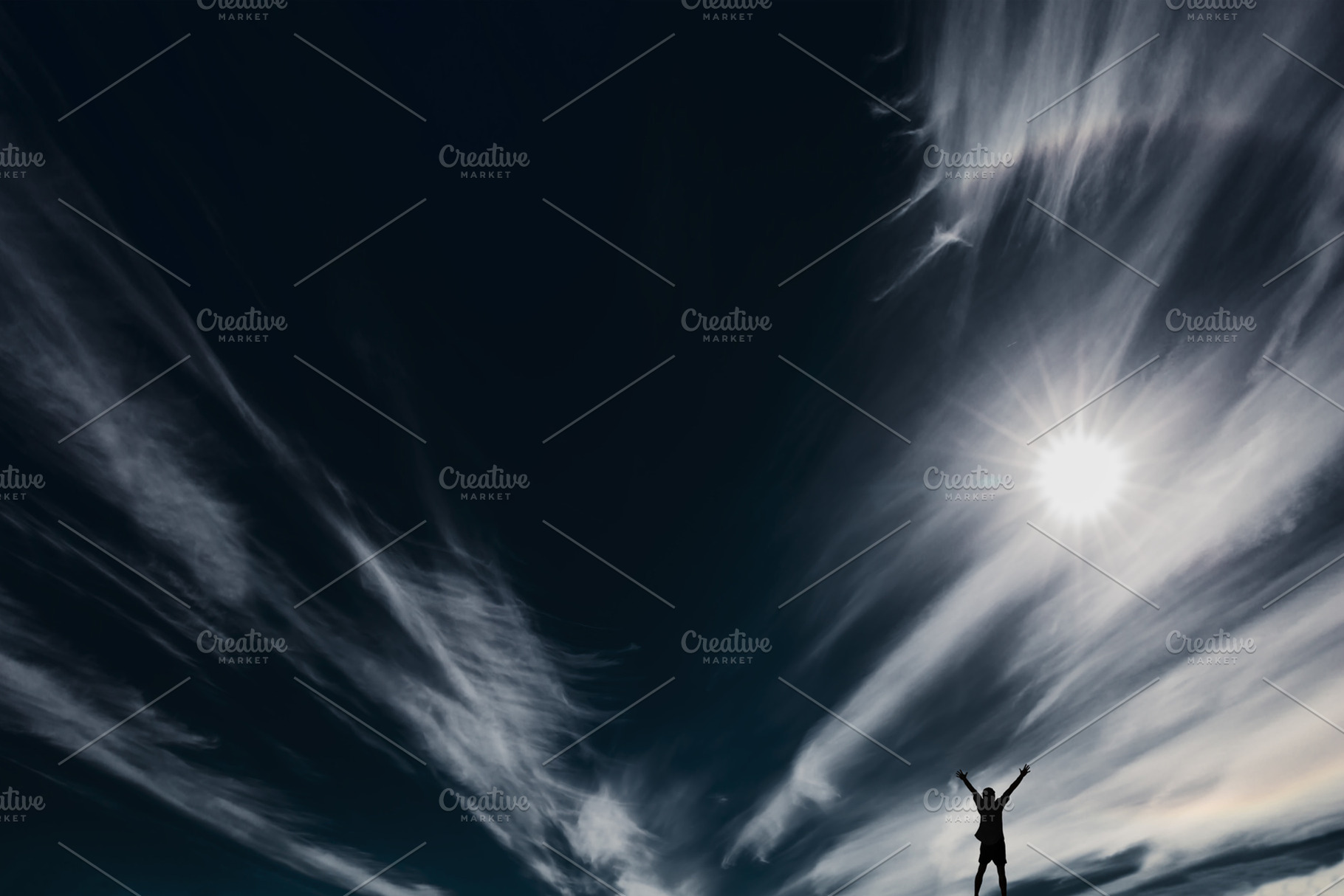 The sun on the black sky, a Nature Photo by kavram
