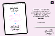 FLOURISH STAMPS FOR PROCREATE, a Brush Add-On by Loveleigh Loops (Thumbnail 9 of 16)