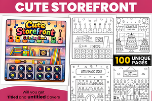 Bold Easy Cute Storefront, a Decorative Illustration by Design Station