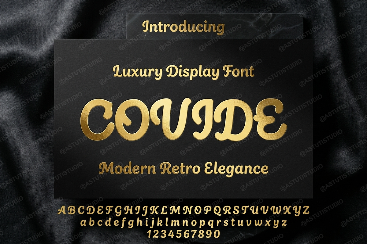 Covide | Elegant Serif & Luxury Disp, a Serif Font by Astuti Studio (Photo 19 of 25)