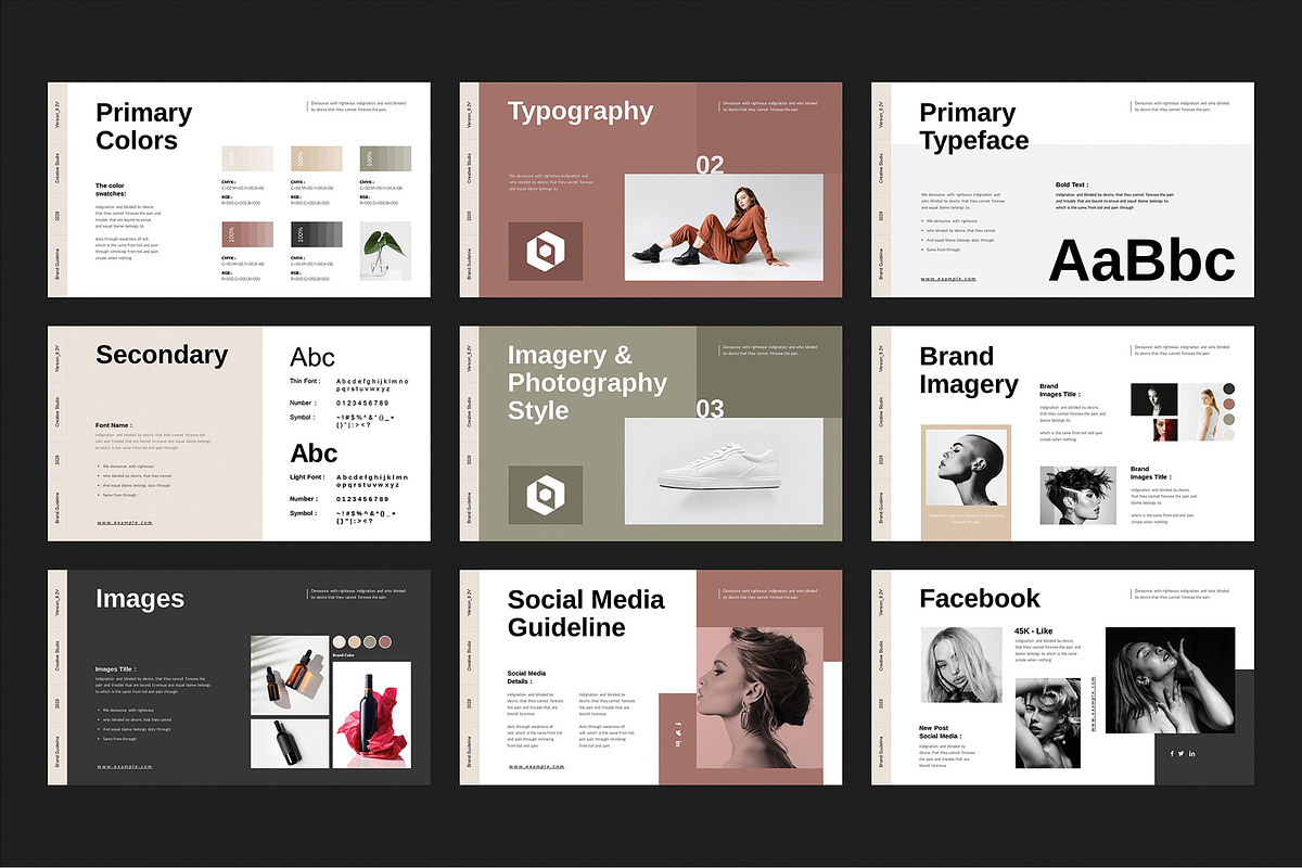 Brand Guideline Presentation, a Presentation Template by Cleffon_Graphic_Studio (Photo 3 of 4)
