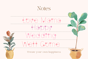 Rose Font, a Script Font by Cutie_Kate_Studio (Thumbnail 11 of 12)