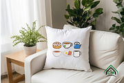 Cozy Breakfast Mini Embroidery x15, an Illustration by Craft Nest (Thumbnail 6 of 6)