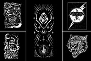 100 T-Shirt Designs Super Collection, an Animal Illustration by Design by sebrodbrick (Thumbnail 25 of 35)