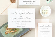 BeyondSweet Handwritten Wedding Font, a Script Font by Mila Garret (Thumbnail 4 of 13)