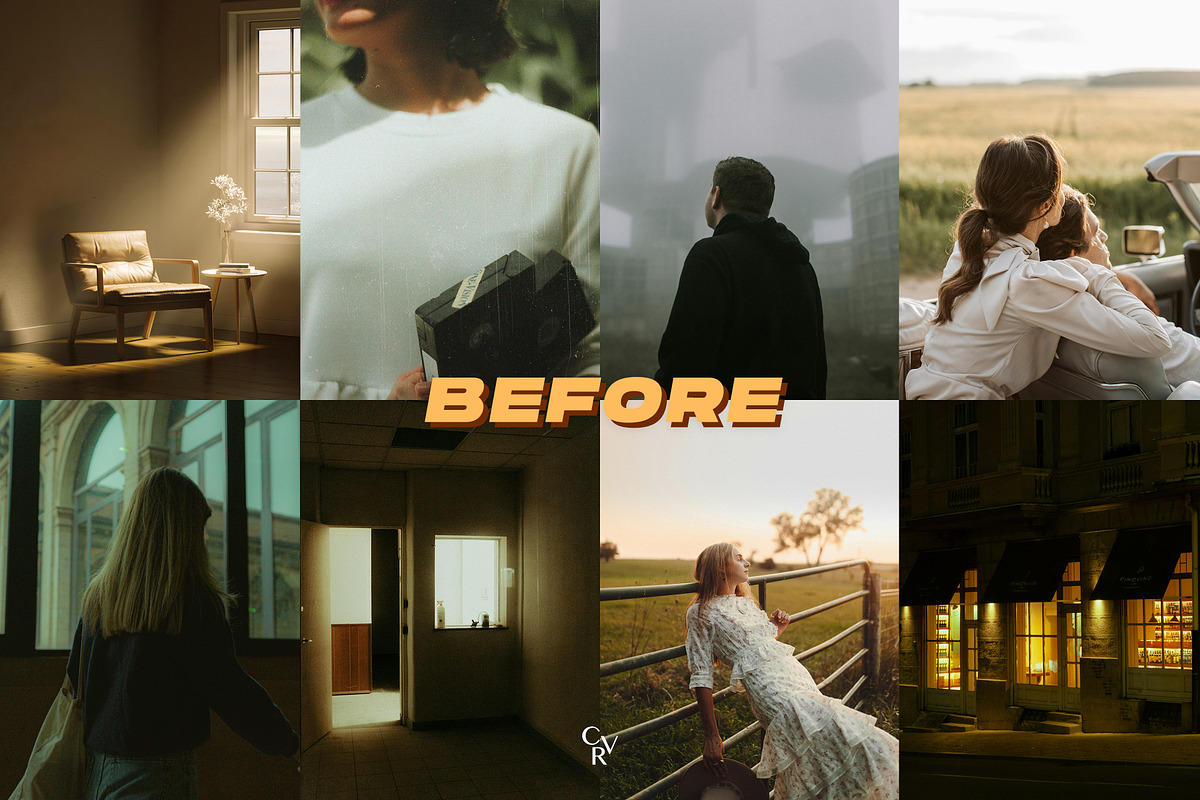 15 Vintage Cinema Lightroom Presets, a Preset Add-On by CVR Presets (Photo 2 of 7)