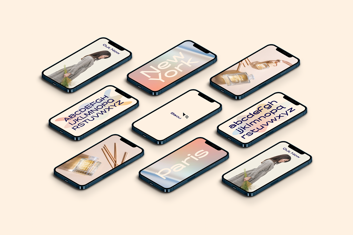 Baou Modern Sans + Logos, a Sans Serif Font by That That Creative (Photo 15 of 20)