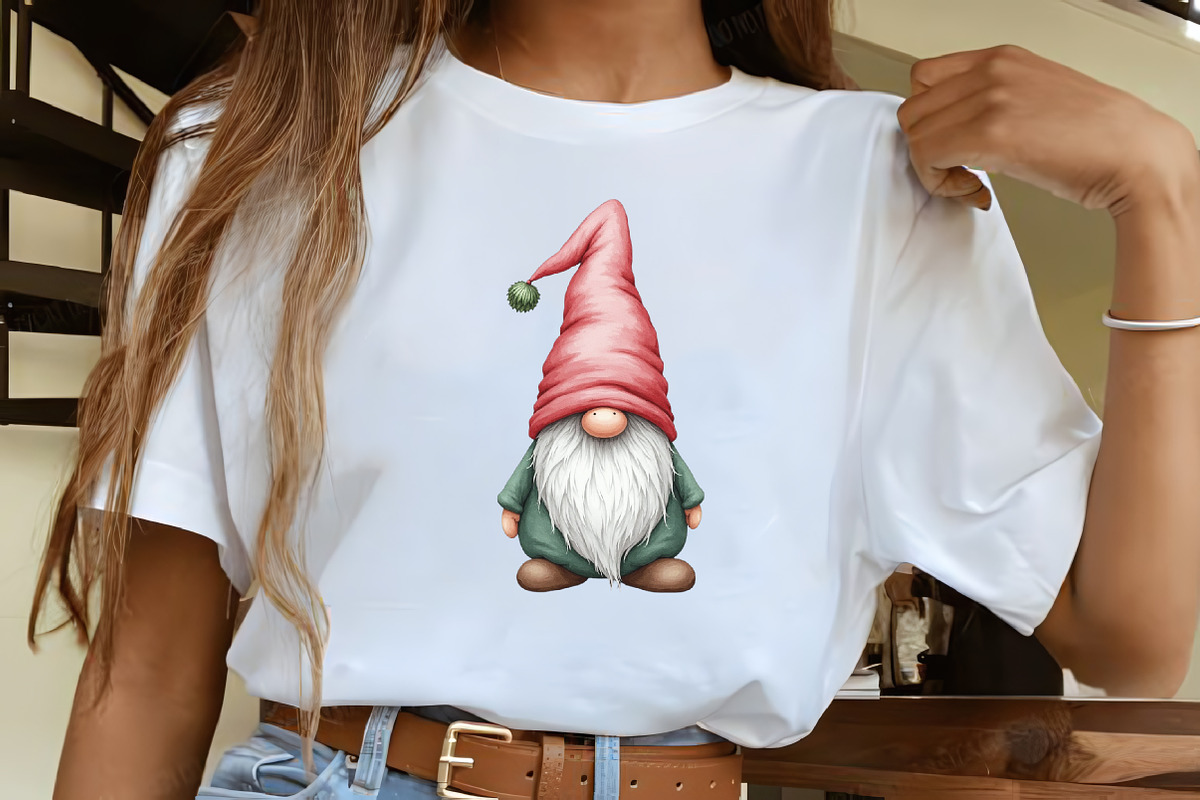 Lridescent Christmas Gnome Clipart, an Illustration by CrexoraLab (Photo 2 of 5)