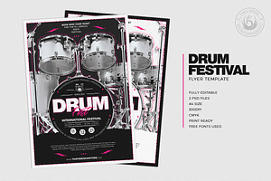 Drum Fest Flyer Template