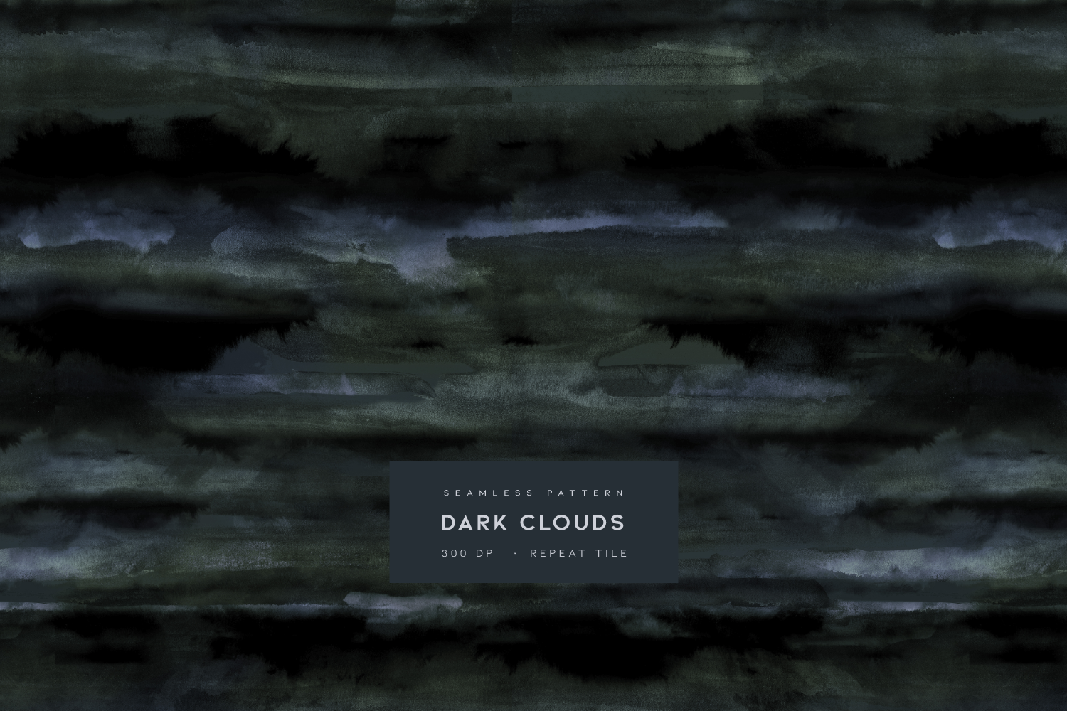 Dark Clouds, a Pattern Graphic by MalyskaStudio
