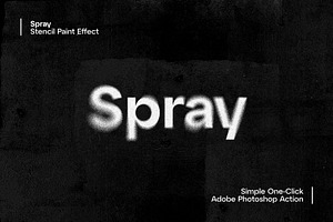 Spray - Stencil Spray Paint Effect