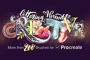 Lettering Modern Art Bundle, a Brush Add-On by Letter Elfa Studio (Thumbnail 1 of 12)