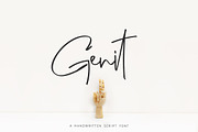Genit - Classy Handwritten Font, a Script Font by Motokiwo (Thumbnail 1 of 13)