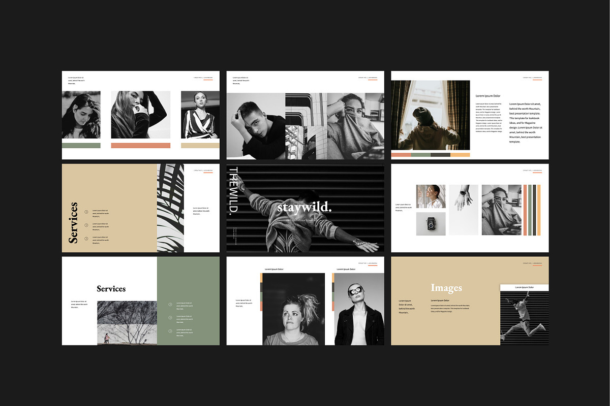 Staywild. - Creative Minimal Keynote, a Presentation Template by Dirtytemp Studio (Photo 9 of 11)