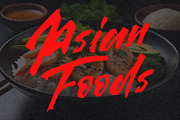 Thijawg Food Style Script Handmade, a Script Font by Maulana Creative (Thumbnail 4 of 6)