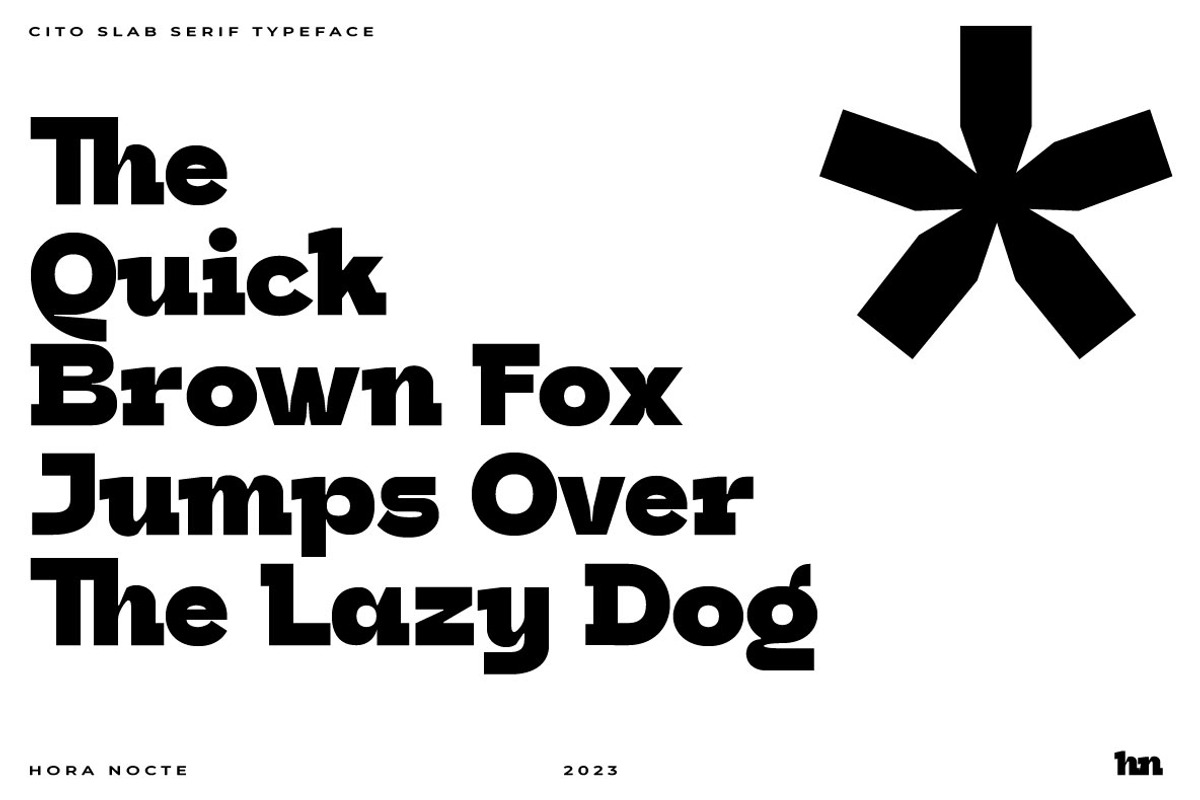HN Cito, a Slab Serif Font by Hora Nocte (Photo 7 of 12)