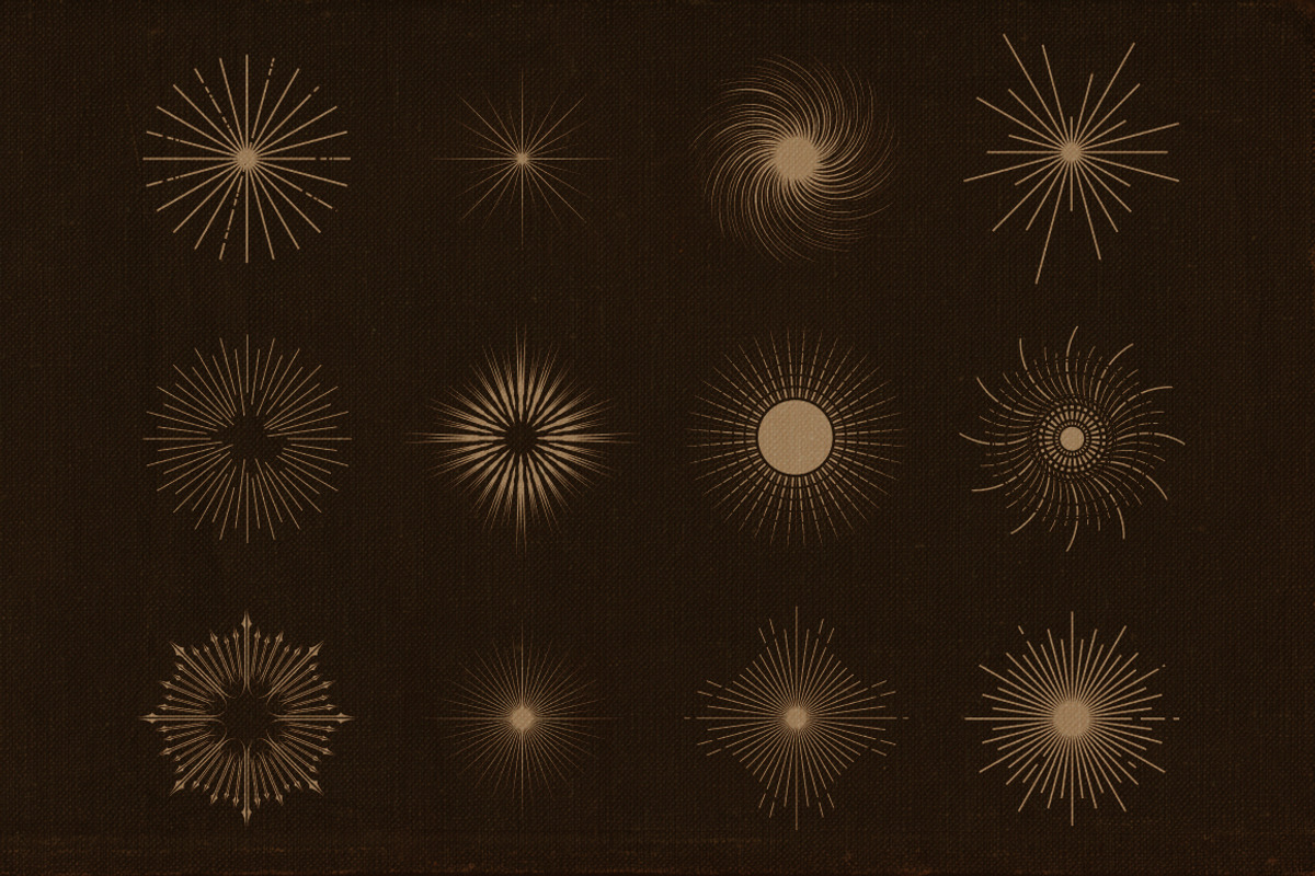 Sunbursts Shapes Vol.2 preview 3