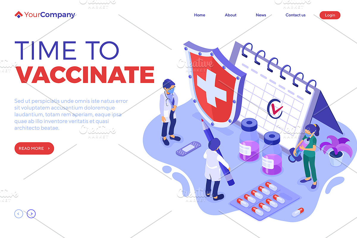 Vaccination Concepts with Docotor, a Healthcare Illustration by TAlex (Photo 3 of 6)