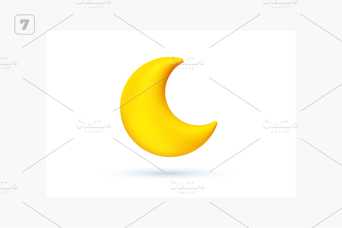 3D Weather | Vector Icon Set, an Object Graphic by wowomnom (Photo 3 of 4)