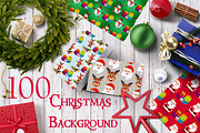 Christmas background., a Pattern Graphic by moto_cat (Thumbnail 1 of 2)