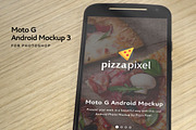 Mockup Moto G Easy Android Mockup 3, an iPhone Mockup by Pizza Pixel (Thumbnail 2 of 5)