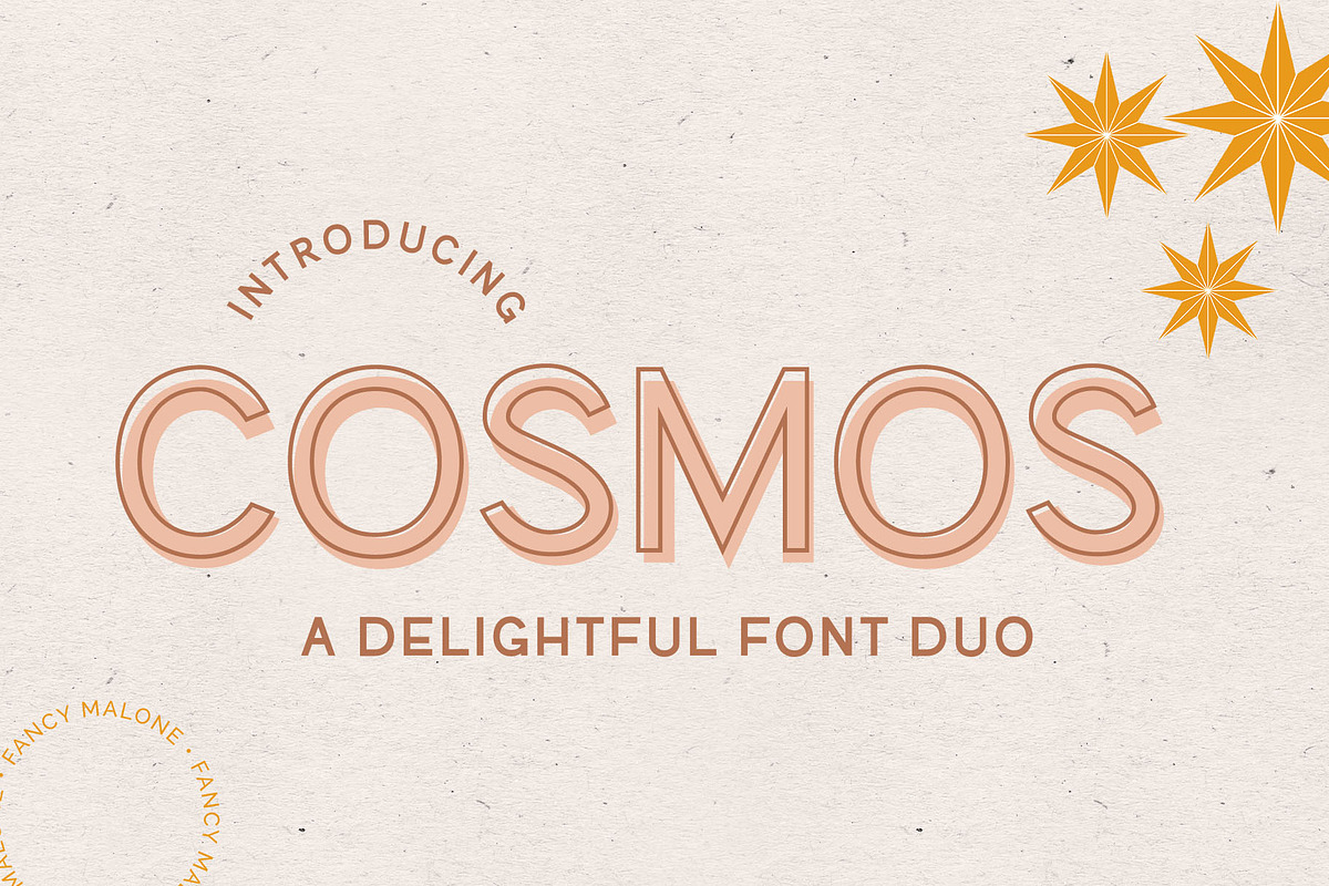 COSMOS Offset Font Duo