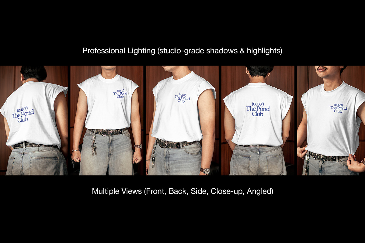 Sleeveless Tee Mockup set, a Shirt Mockup by Mocktopia (Photo 9 of 10)