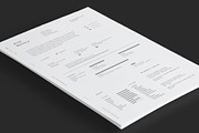 Minimal timeline resume template AI, a Resume Template by Omnify (Thumbnail 1 of 3)