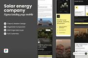Solar Energy Company Mobile, a Websites & App Template by SLAB! Design (Thumbnail 1 of 3)