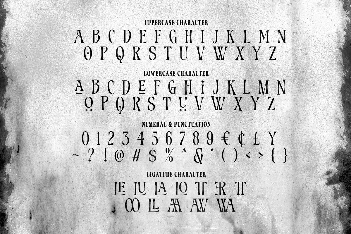 Mystery House - Horrific Serif, a Serif Font by Bale Type (Photo 9 of 9)